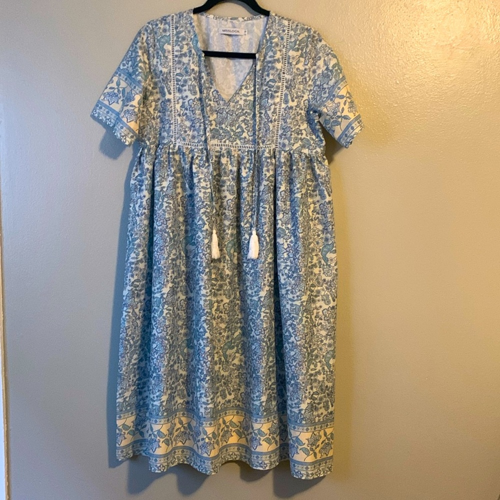 MISSLOOK Women’s Bohemian Floral Dress Size S